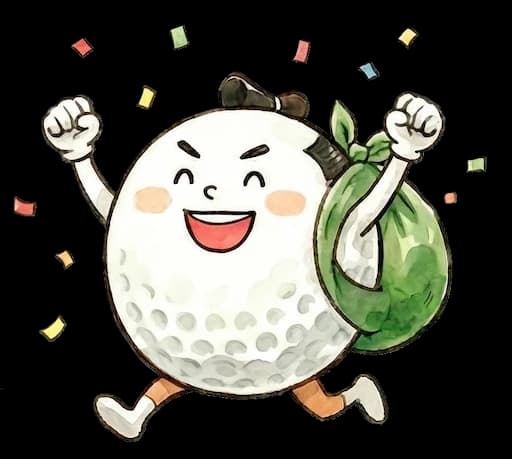 ごる助（ガッツポーズ）