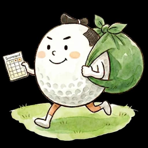 ごる助（スコアカード持ち）